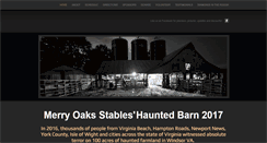 Desktop Screenshot of hauntedbarnva.com